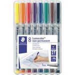 STAEDTLER Folienschreiber Lumocolor 315 WP8 1mm sortiert 8 St./Pack.