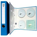 HAUG Ordner 900 400 DIN A4 für Tachoscheiben PVC blau