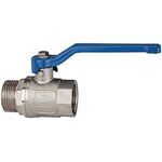 Messingkugelhahn VALVE LINE 20,95mm G 1/2 Zoll innen/außen DN 14,5mm RIEGLER