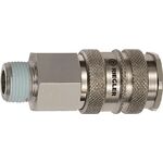 Schnellverschlusskupplung DN 10 AG STA/MS vern.Gew.R 3/4 Zoll 26,44mm RIEGLER