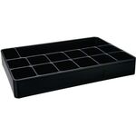 Eins.LOGS 134 H48xB338xT238mm Ku.schwarz 14-fach LOGS - VPE: 6