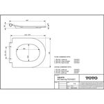 TOTO WC-Sitz mit Absenkautomatik, extra flach we