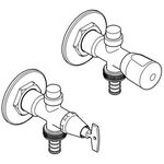 Grohe Außenwandventil EUROTEC 1/2Zoll chr m RV Typ EB