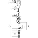 Grohe Umrüsteinheit TECTRON 1/2" 6 V Batt chr