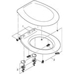 Grohe WC-Sitz BAU KERAMIK m Deckel awe