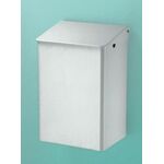 CWS Abfallbehälter klein, 6 l Aluminium weiß