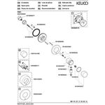 Keuco Brause-Set 7 IXMO_solo Therm-Arm für 2 Verbraucher verchromt