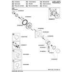 Keuco Brause-Set 4 IXMO_solo EHM für 2 Verbraucher verchromt
