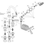 4-Loch Fliesenrandarmatur AXOR MONTREUX DN 15 chrom