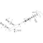 Einhebel-Brausemischer AXOR CITTERIO M DN 15, Aufputz chrom