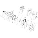 Thermostat AXOR CITTERIO UP m Abstellventil und Kreuzgriff chrom
