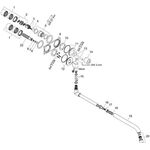 Einhebel-Spültischmischer AXOR UNO2 DN 15, Unterputz für Wandmontage chrom