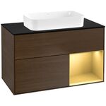 V&B Waschtischunterschrank FINION 1000x603x501mm Regalele. go ma Wln ven