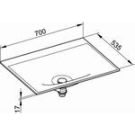 Keuco Varicor-WT EDITION 11 PLANNING o HL-Boh 700x17x535mm arktis sdm