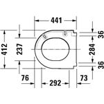 Duravit WC-Sitz STARCK 3 ohne Absenkautomatik weiß