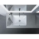 Duravit Einbauwaschtisch STARCK 3 m ÜL o HLB 490x365mm o Hahnloch weiß WG