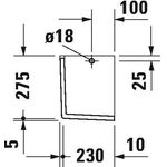Duravit Halbsäule STARCK 3 165x240mm weiß