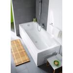 Duravit Rechteck-Badewanne D-CODE 1 Rückenschräge, weiß 1700x700mm