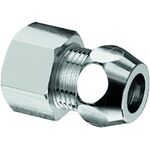 SCHELL Gerade-Verschraubung mit Innengewinde, chrom 3/8Zollx10mm - VPE: 20