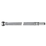 Schell flex Schlauch FLEX clean-fix S 3/8Zoll ÜM Rohrstutzen d= 10mm 1000mm chro - VPE: 20