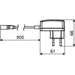 Schell Steckernetzteil 100-240 V, 50-60 Hz
