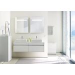 Duravit Halbhochschrank KETHO 360x500x880mm Anschlag links weiß matt