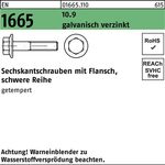 Sechskantschraube EN 1665 Flansch M5x 20 10.9 galv.verz. 500 Stück - VPE: 500