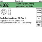 Sechskantmutter ISO 4032 M36 1.7218 +QT (25CrMo4) galv.verz. 10 Stück - VPE: 10
