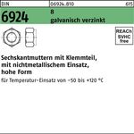 Sechskantmutter DIN 6924 Klemmteil M8 8 galv.verz. 100 Stück - VPE: 100
