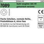 Unterlegscheibe ISO 7089 o.Fase 10 Stahl 300 HV galv.verz. 100St. - VPE: 100