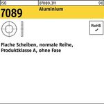 Unterlegscheibe ISO 7089 o.Fase 8 Aluminium 500 Stück - VPE: 500