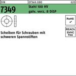 Scheibe DIN 7349 21x 44x 8 Stahl 100HV galv.verz. 8 DiSP 25 Stück - VPE: 25