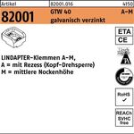 Klemmen R 82001 GTW 40 MM 10/5,0 galv.verz. 1 Stück LINDAPTER