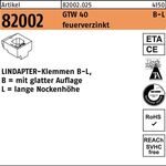 Klemmen R 82002 GTW 40 LM 16/11,0 feuerverz. 1 Stück LINDAPTER