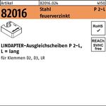 Ausgleichscheibe R 82016 GTW 40 P2 M16/16,0 Stahl feuerverz. 1St. LINDAPTER