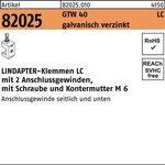 Klemme R 82024 GTW 40 LC M6 galv.verz. 1 Stück LINDAPTER