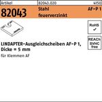 Ausgleichsscheibe R 82043 AF M20 P1 Stahl feuerverz. 1 Stück LINDAPTER