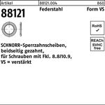 Sperrzahnscheibe R 88121 beids.gez. VS 10x16x1,5 Federstahl 250St. SCHNORR - VPE: 250