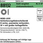 Unterlegscheibe R 88132 NLX 16 SP Sta vergütet zinklamellenb. 100St. NORD-LOCK - VPE: 100