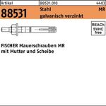 Mauerschraube R 88531 MR 12x 100 Stahl galv.verz. 10 Stück FISCHER - VPE: 10