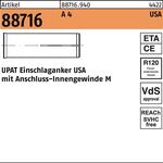 Einschlaganker R 88716 USA M12 A 4 50 Stück UPAT - VPE: 50