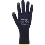Feinstrickhandschuh f.Smartphones u.Touchscreens Gr.8 dunkelblau - VPE: 12