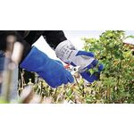 Schweißerhandschuhe Mühlheim Blue Gr.12 blau/grau Rindspaltleder - VPE: 6