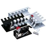 WEDO Stempelträger 640401 4fach gerade Metall schwarz