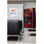 DURABLE Folienrahmen DURAFRAME 496801 A4 Klett magnetisch sw