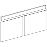 Geberit Schubl-/Fr-Set RENOVA PLAN für Waschtischunterschrank 1300mm weiß