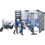 bworld Polizeistation mit Polizeimotorra