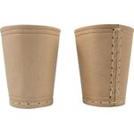Leder-Würfelb. nat. 8,5 cm