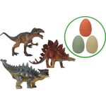 Dinosaurier Eier #10cm, 3-f.s.im Displ.