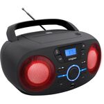 Tragbares CD/Radio mit USB schwarz